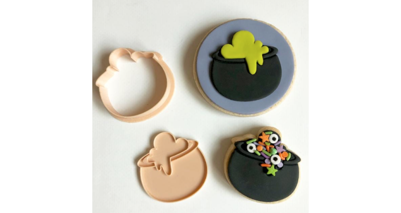 Cauldron Stamp and Cookie Cutter - Little Biskut