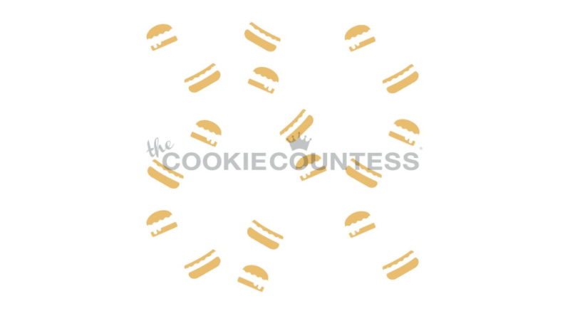 Cookie Countess 375 - 3 Piece Summer Food Stencil