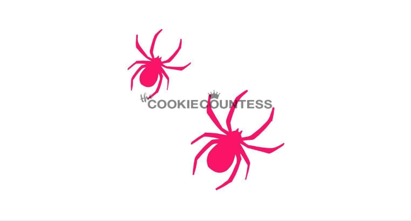 Cookie Countess 377 - Spiders Stencil