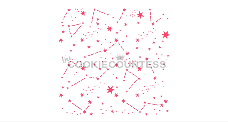 Cookie Countess 389 - Constellations Stencil