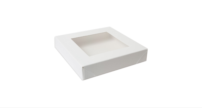 Cookie Box Square 155mm x 155mm. Pack of 10