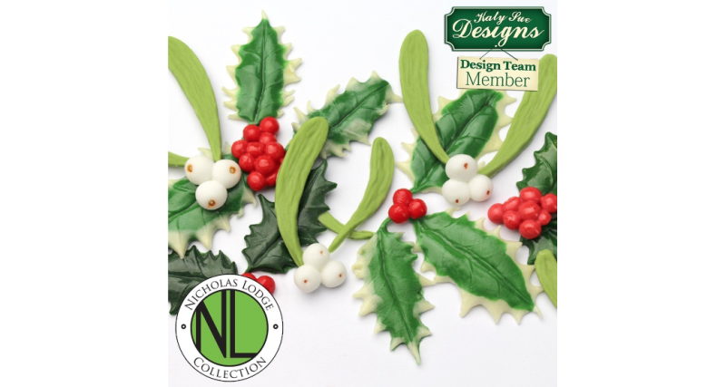 Holly & Mistletoe Silicone Mould