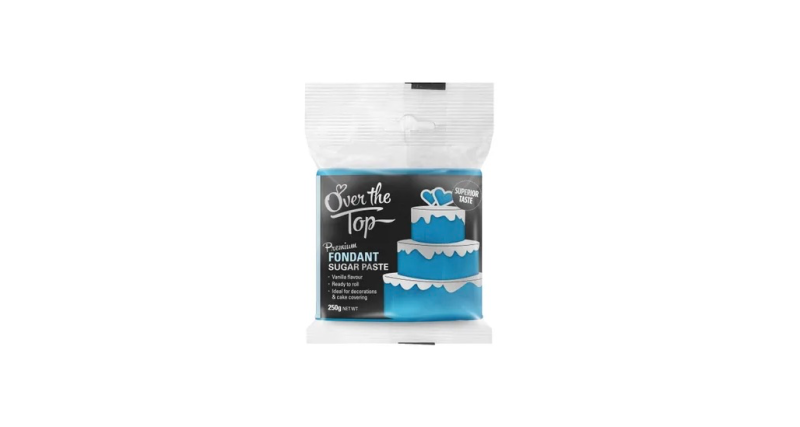 Over The Top Fondant Ice Blue 250g