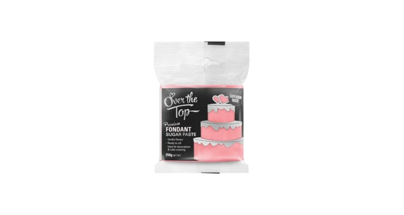 Over The Top Fondant Rose Pink 250g