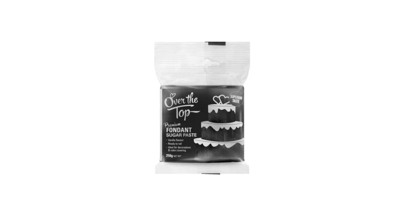 Over The Top Fondant Super Black 250g