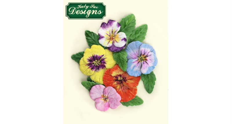Pansies Silicone Mould