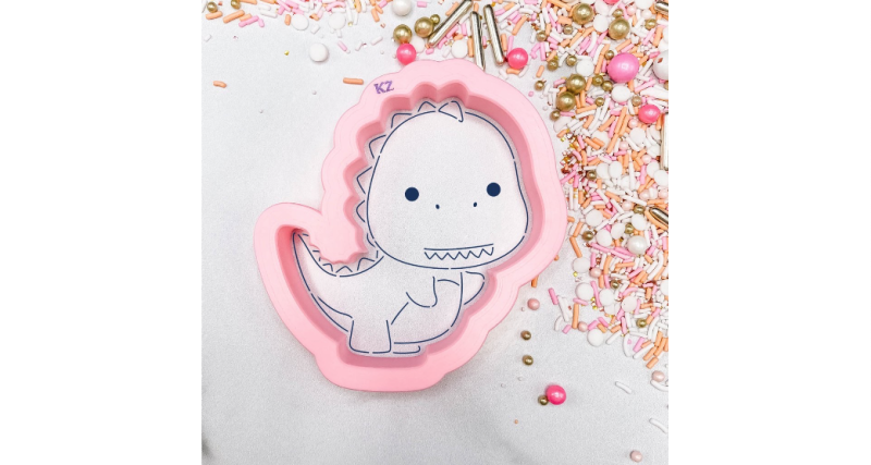 T-Rex Cutter with Stencil Set by Killer Zebras