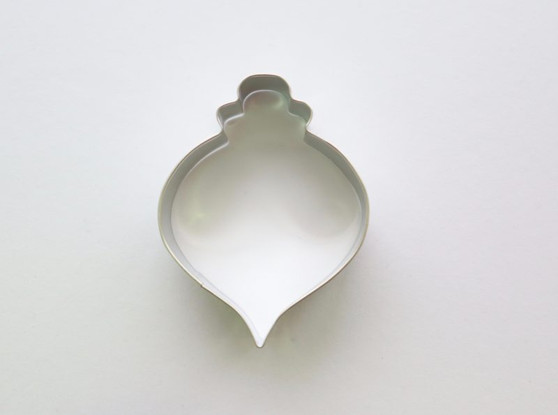Chubby Teardrop Ornament Cookie Cutter