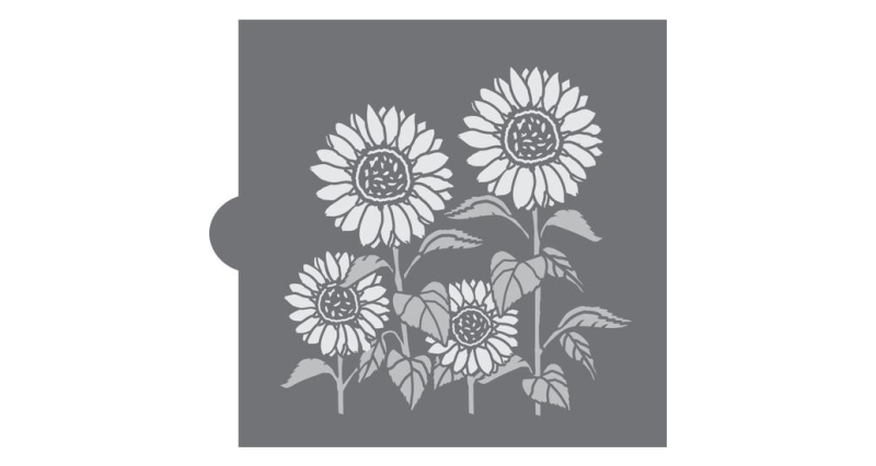 Farm Fresh Sunflowers 2 Piece Stencil