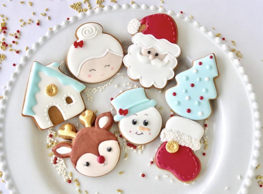 Santa and Friends Cookie Cutter Set of 6 cutters Miss Biscuit