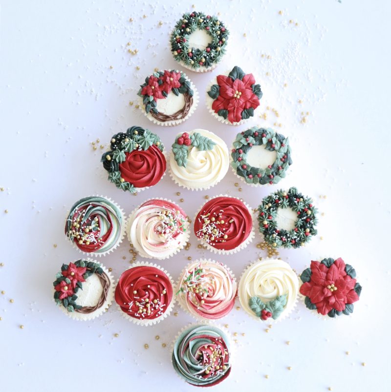 Yuletide Cupcakes