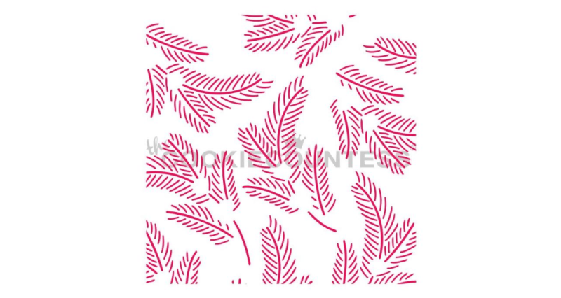 Cookie Countess 400 - Foliage 2 Piece Stencil 1