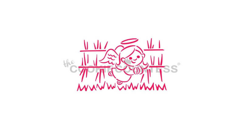 Cookie Countess 408 - Christmas Manger PYO 4 Piece Stencil - Image 6