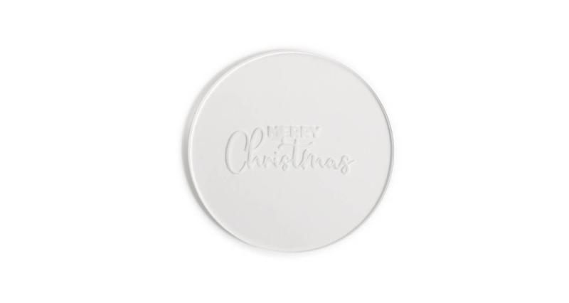Cookie Embosser Stamp Merry Christmas 2