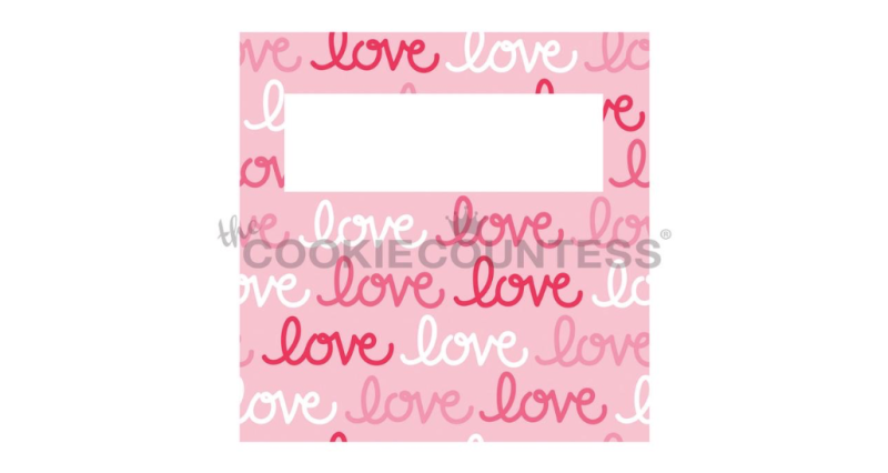 Cookie Countess Bag Topper - Love Repeat 50 Pack