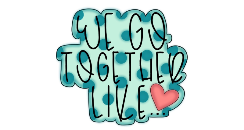 We Go Together JH Cookie Co Cutter
