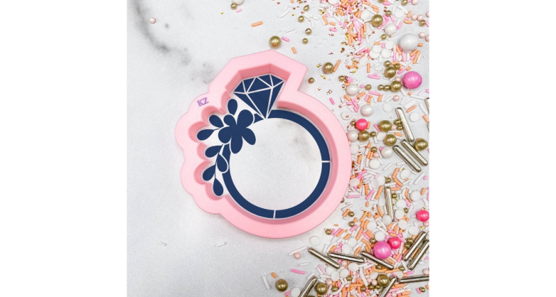 Diamond Ring Cutter with Stencil Set by Killer Zebras