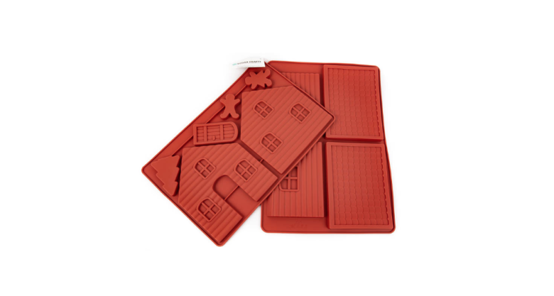 Large Gingerbread House (2 Piece) Silicone Chocolate Mould