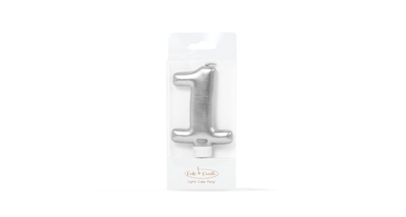 Silver Candle - Number 1