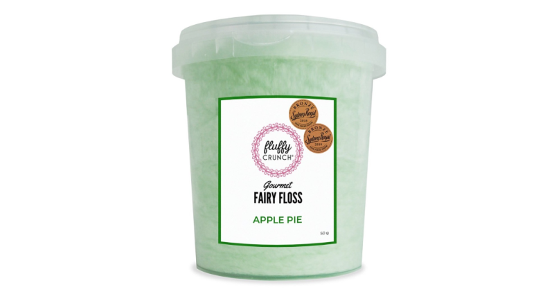 Apple Pie Fairy Floss by Fluffy Crunch