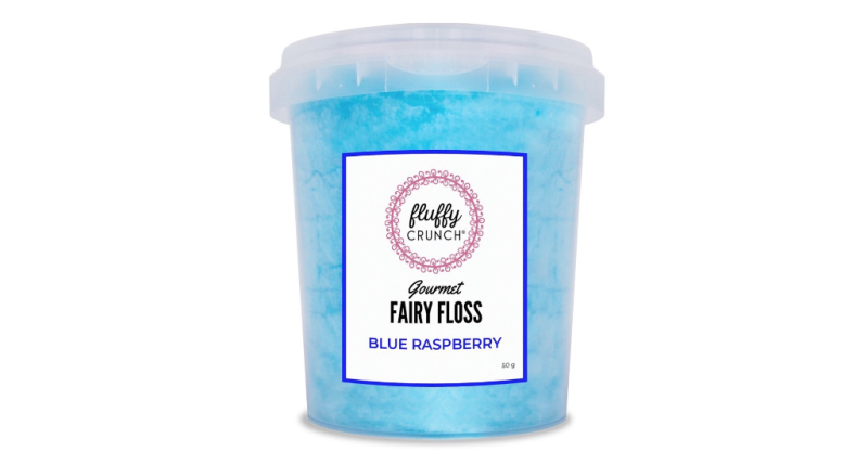 Blue Raspberry Fairy Floss by Fluffy Crunch