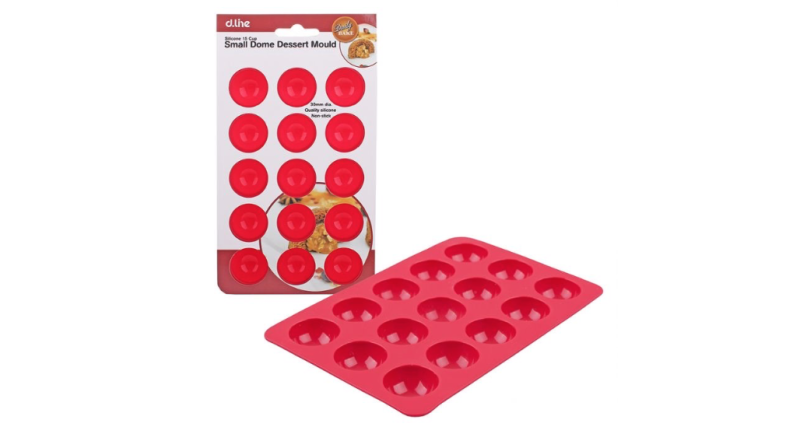 Dome / Sphere Silicone Mould (30mm Diameter)