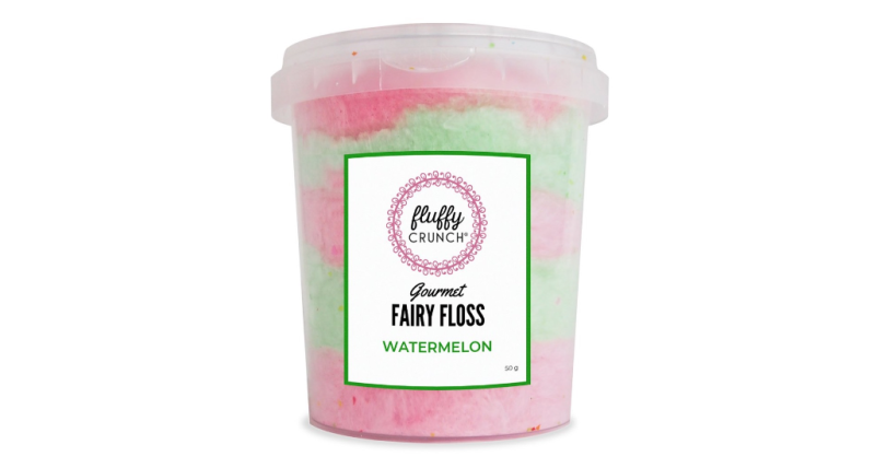 Watermelon Fairy Floss by Fluffy Crunch