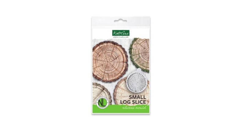 Small Log Slice Silicone Mould by Katy Sue