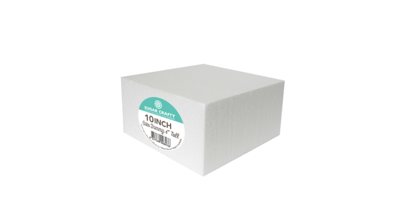 Square Cake Dummy - 10in x 4in