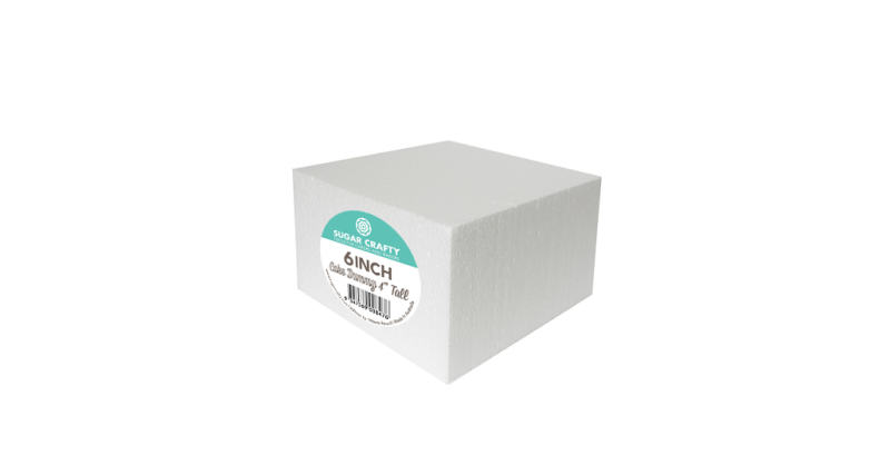 Square Cake Dummy - 6in x 4in