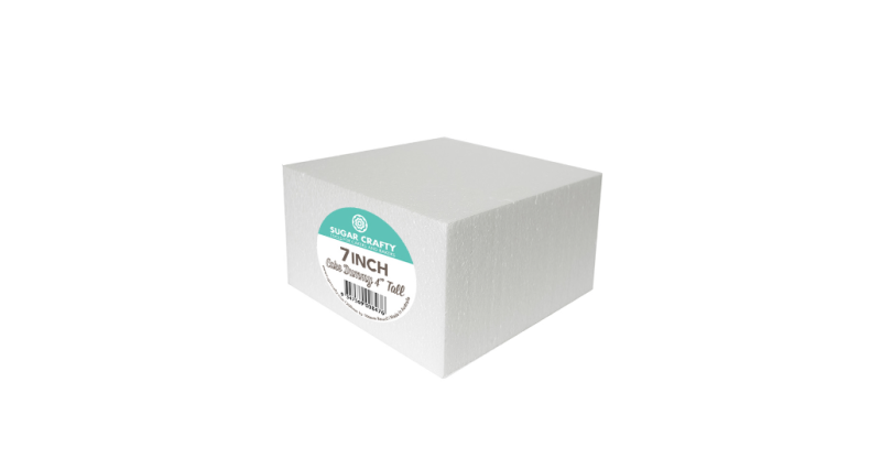 Square Cake Dummy - 7in x 4in