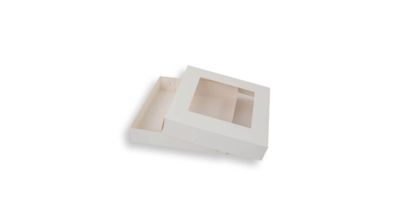 Coo Kie Straight Edge Cookie : Chocolate Box WHITE - 155mm x 155mm