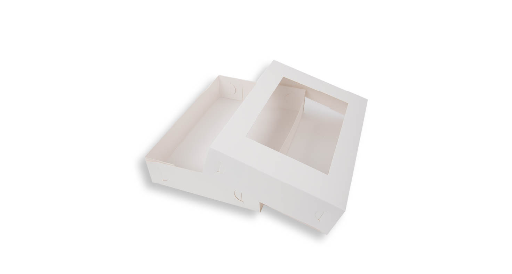 Coo Kie Straight Edge Cookie : Chocolate Box WHITE - 225mm x 175mm