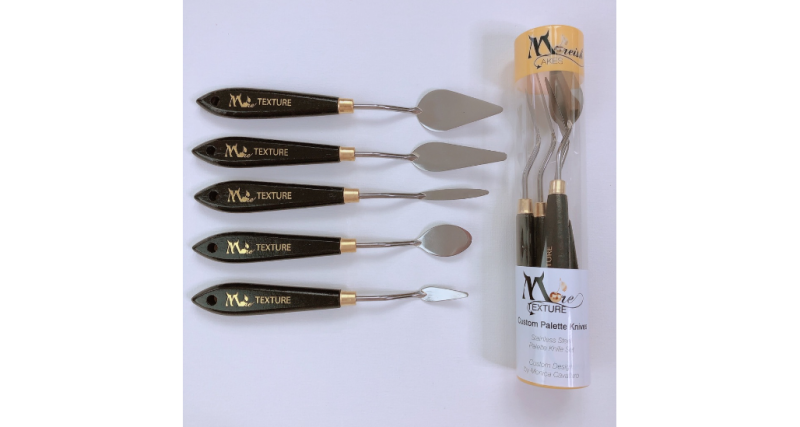 More Texture - Professional 5 Piece Palette Knife Set