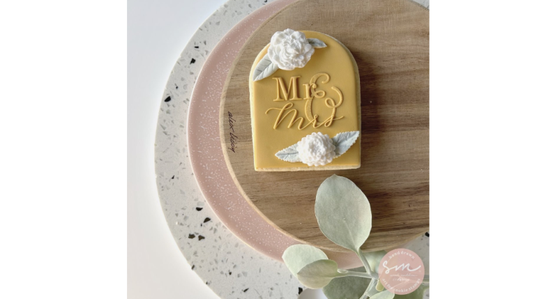 Mr & Mrs Cookie Stamp by Sarah Maddison