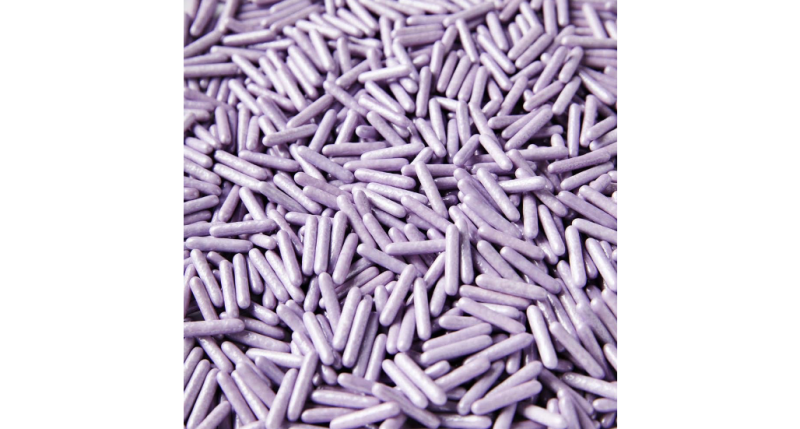 Shimmer Pastel Lilac Rods Sucre Sprinkles (120 Grams)