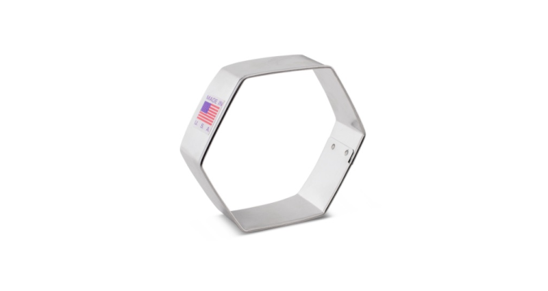 Ann Clark Hexagon 3in Cookie Cutter