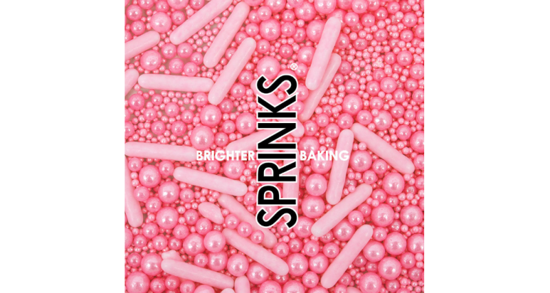 Sprinks Bubble & Bounce Pink Sprinkles (500g)