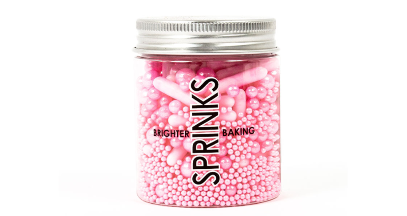 Sprinks Bubble & Bounce Pink Sprinkles (75g)