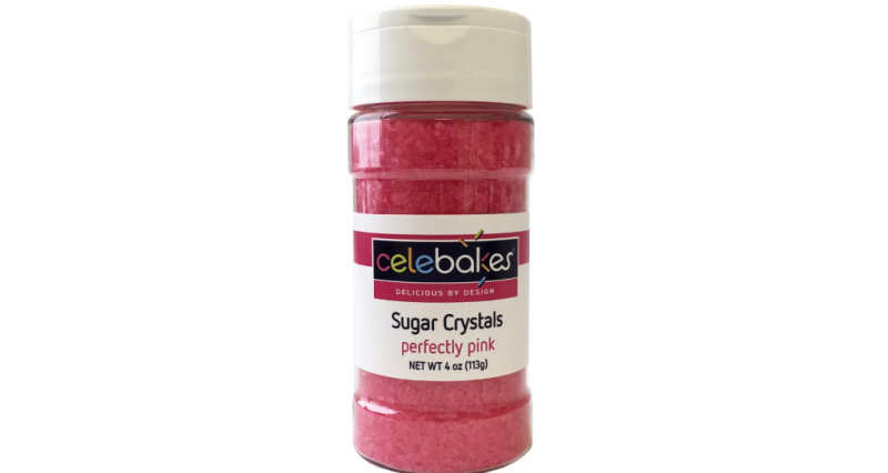 Celebakes Perfectly Pink Sugar Crystals