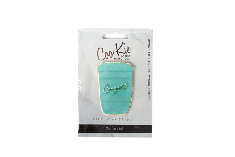 Congrats Embosser Stamp by Coo Kie