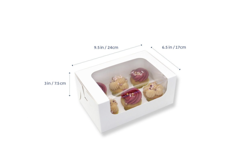 Loyal Mini Cupcake Box (Holds 6)