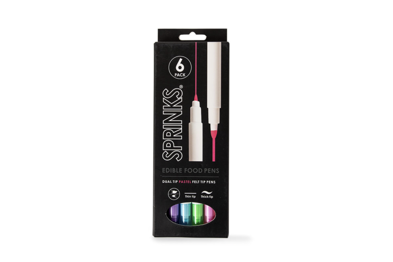 Sprinks Edible Food Pen Set - Pastel Colours (6 Pack)