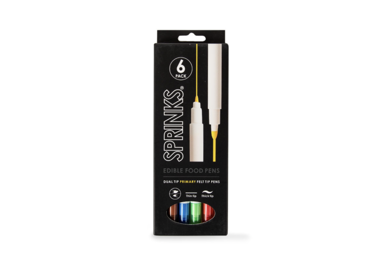 Sprinks Edible Food Pen Set - Primary Colours (6 Pack)