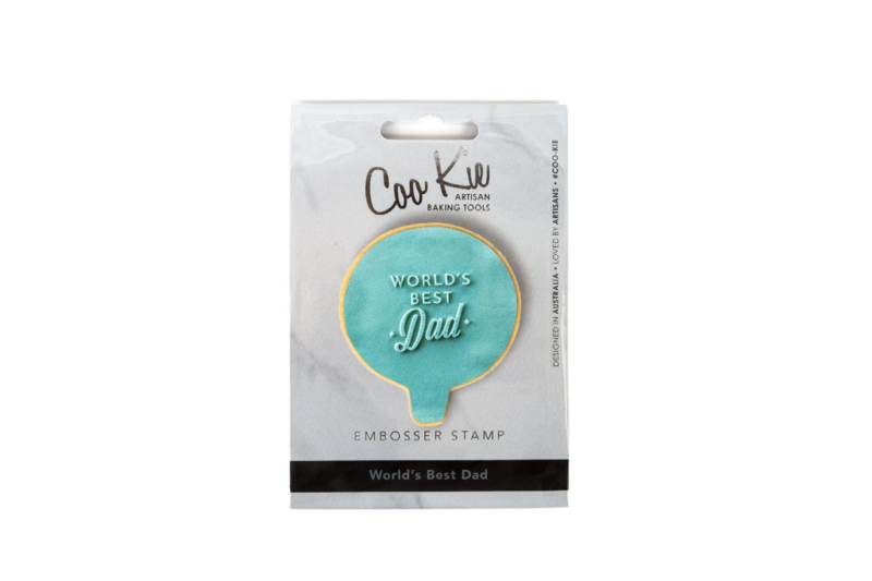 World's Best Dad Embosser Stamp by Coo Kie