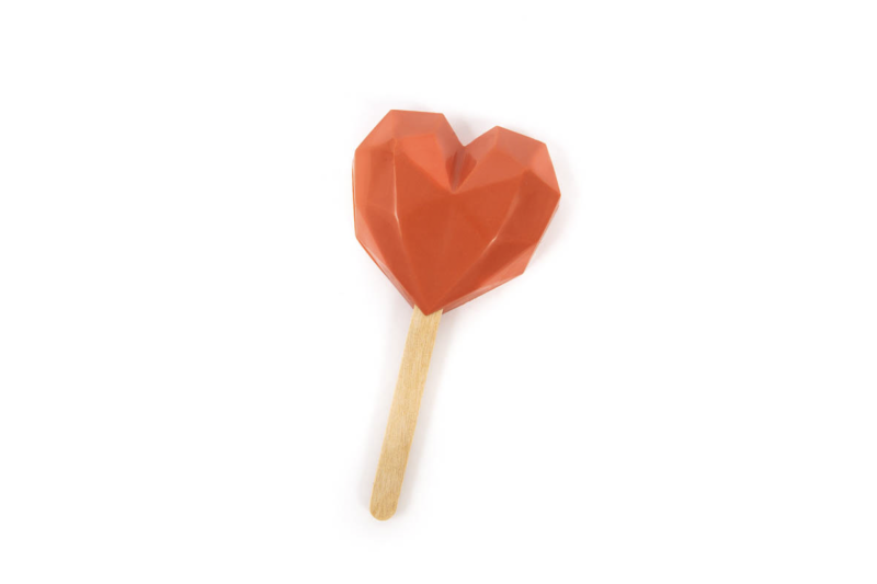 Geo Heart Pop Silicone