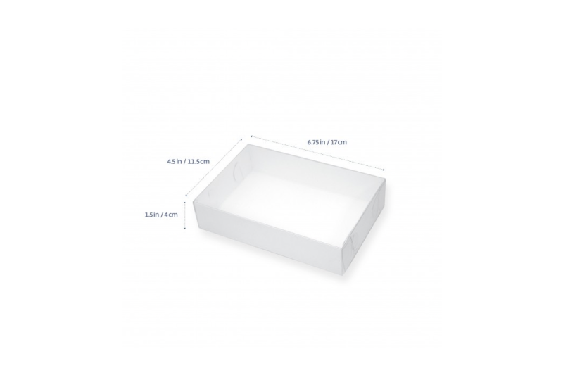 Loyal Clear Lid Cookie : Biscuit Box - 175mm x 115mm