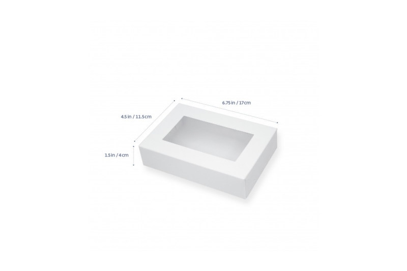 Loyal Scalloped Edge 2 Cookie : Biscuit Box - 175mm x 115mm