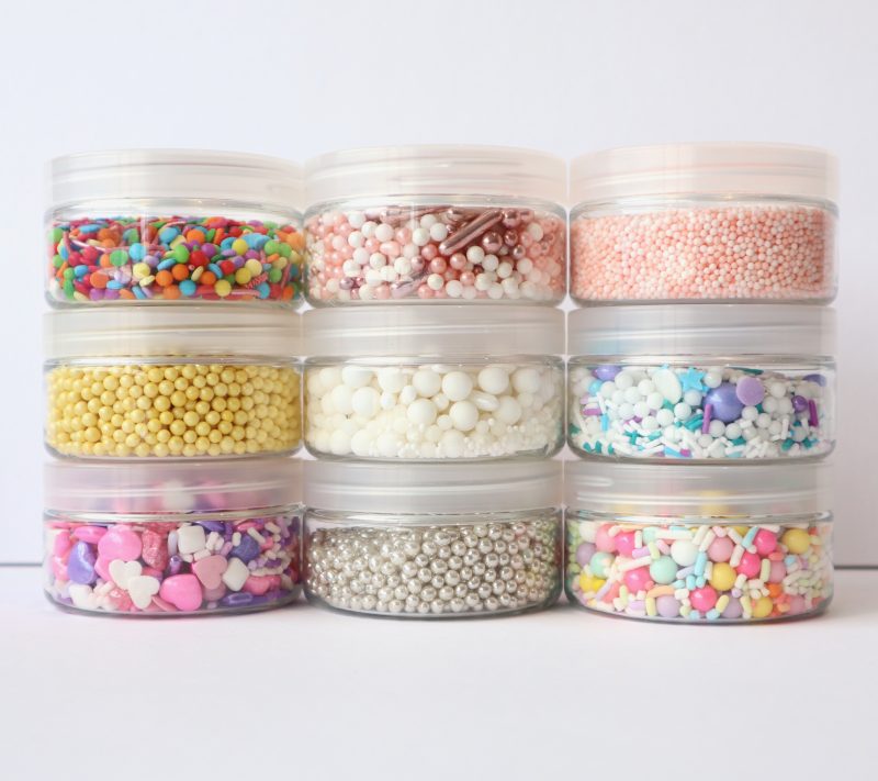 Sprinkle Storage Jar Pack of 10