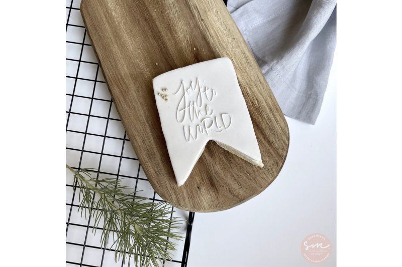 Joy to the World Cookie Stamp by Sarah Maddison